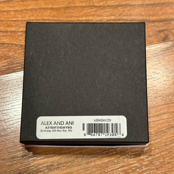 Alex and Ani Birthday Bracelets Gift Box Set in Shiny Gold - Picture 7 of 15